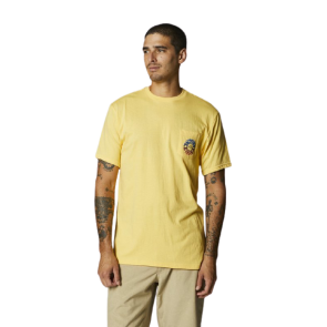 T-shirt FOX Revolver Pocket żółty