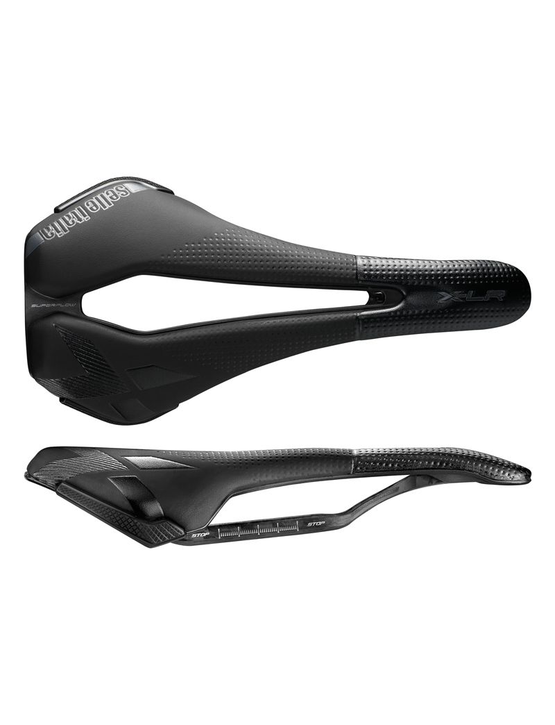 Siodło SELLE ITALIA X-LR KIT CARBONIO SUPERFLOW S (id match - S3) carbon/keramic 7x9, fibra-tek, 130g czarne (NEW) 