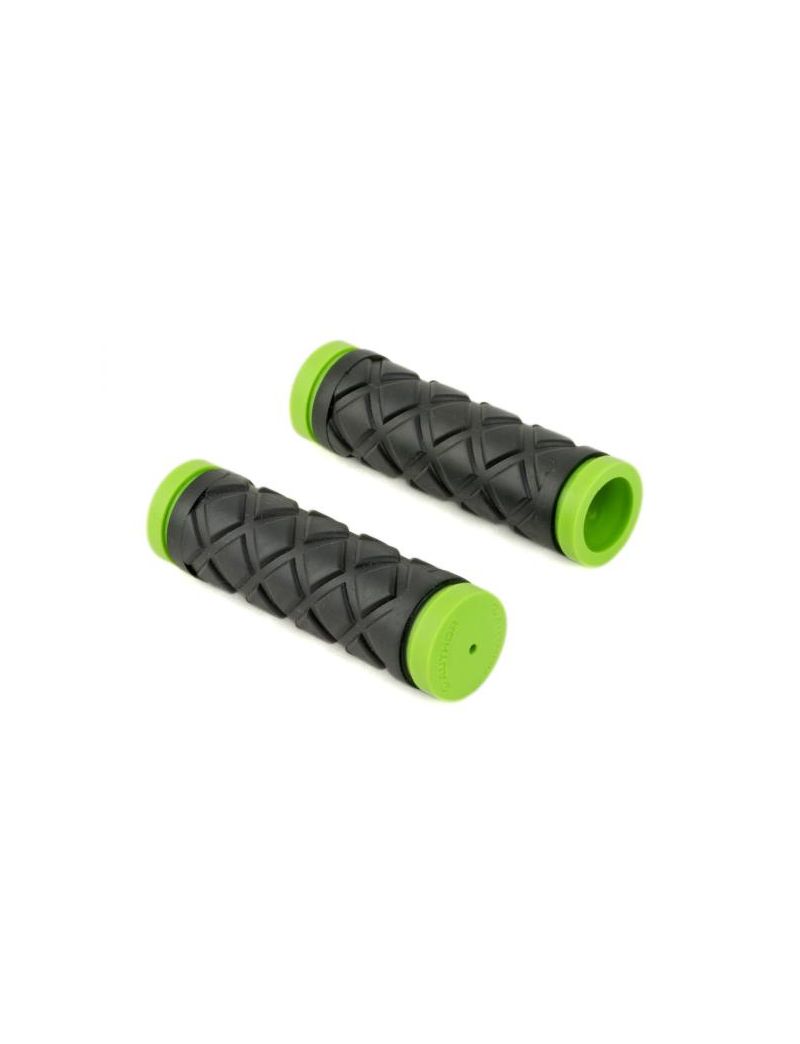 Chwyty kierownicy AUTHOR JUNIOR R5 100mm czarno-zielone(fluo) 