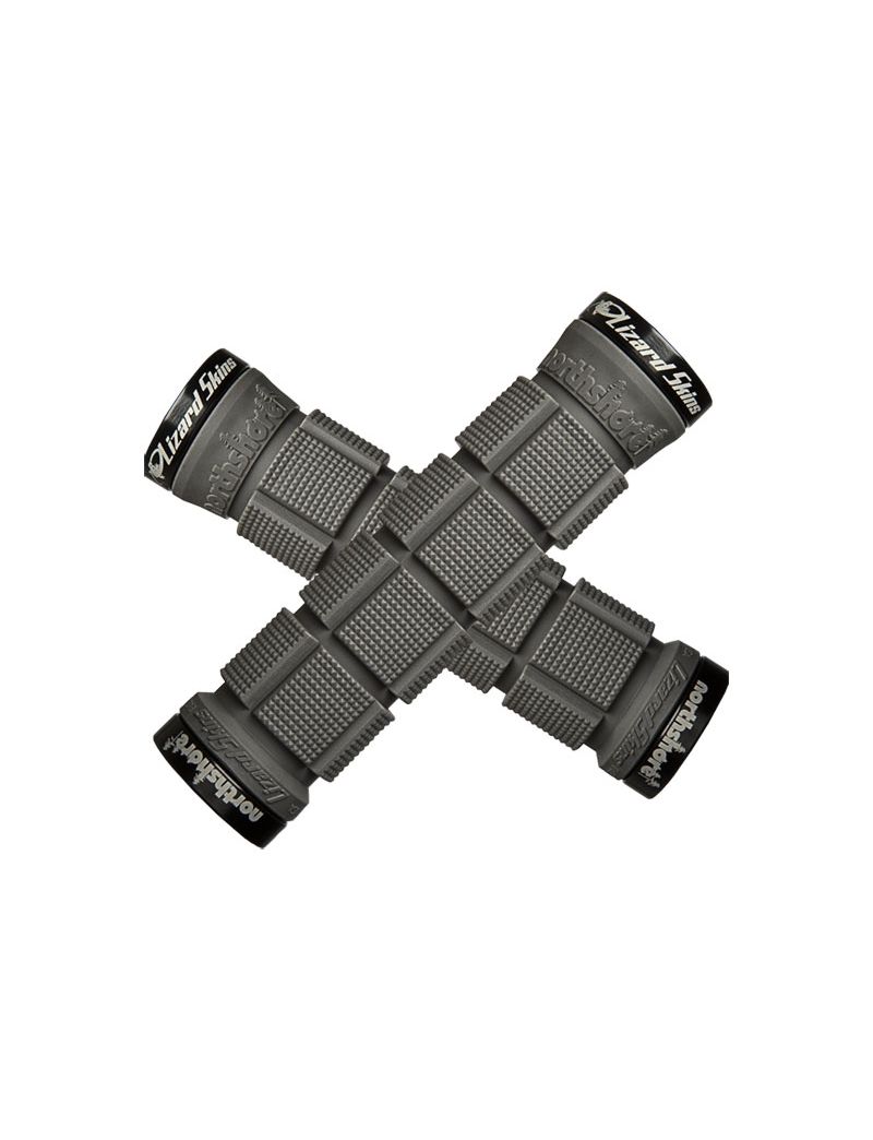 Chwyty kierownicy LIZARDSKINS NORTHSHORE LOCK-ON klamry czarne 130mm graphite (NEW) 