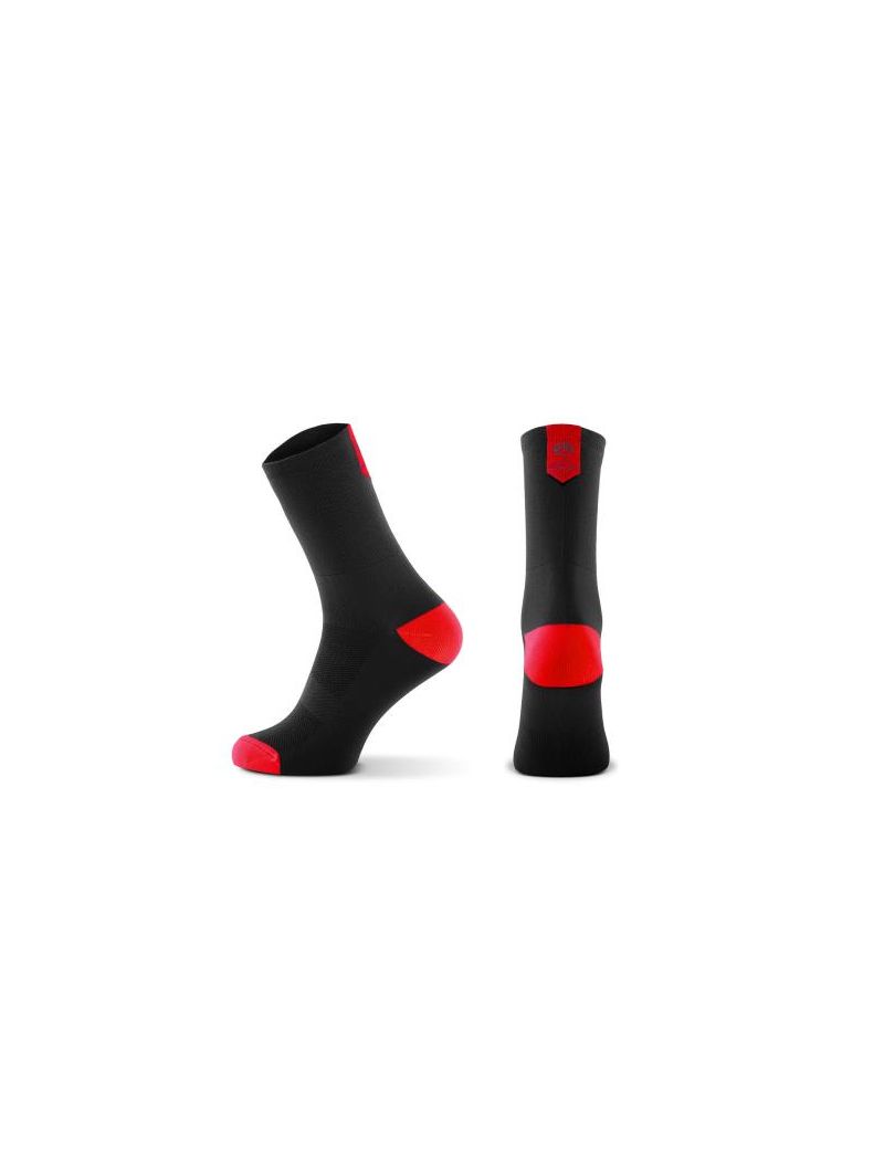 Skarpetki ACCENT Pure czarno-czerwone
