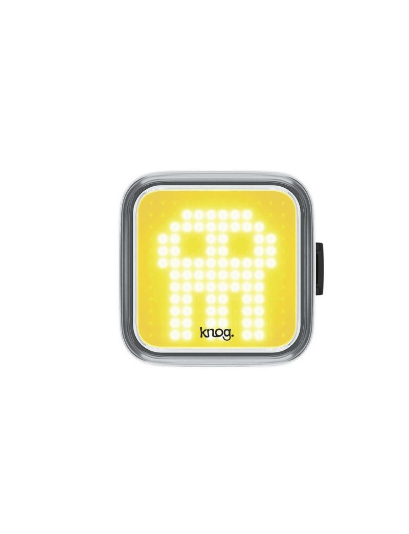 Lampa Knog Blinder Skull przód czarny