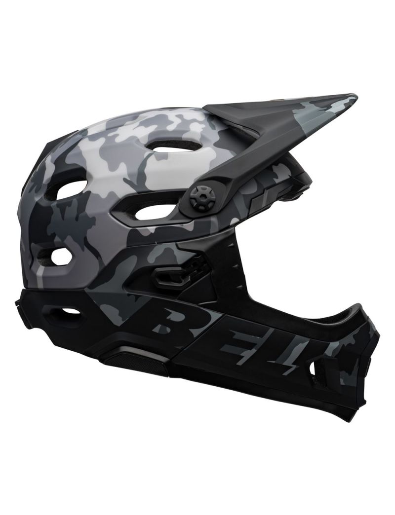 Kask full face BELL SUPER DH MIPS SPHERICAL matte gloss black camo roz. M (55-59 cm) (NEW) 