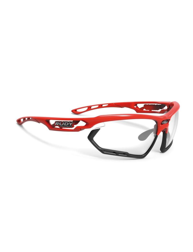 RUDY PROJECT okulary Fotonyk Fire red gloss / Bumpres Black - ImpactX 2 Black
