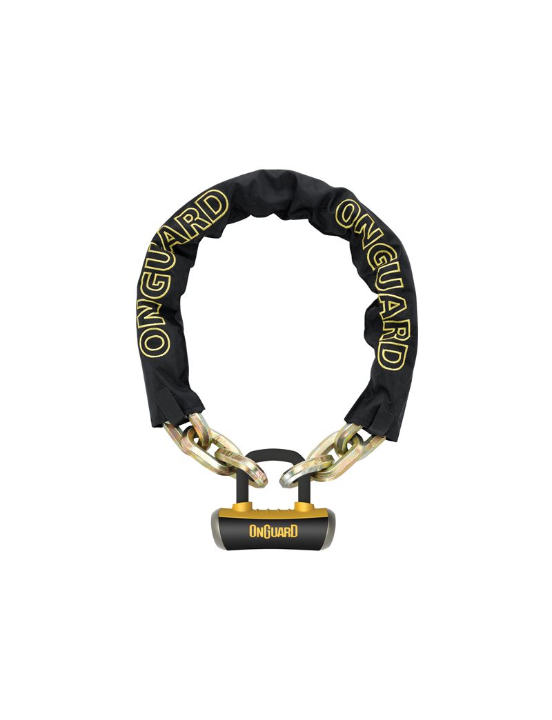 Zapięcie rowerowe ONGUARD BEAST 8016 ŁAŃCUCH 110cm*14mm - 5 x Klucze z kodem + KŁÓDKA 
