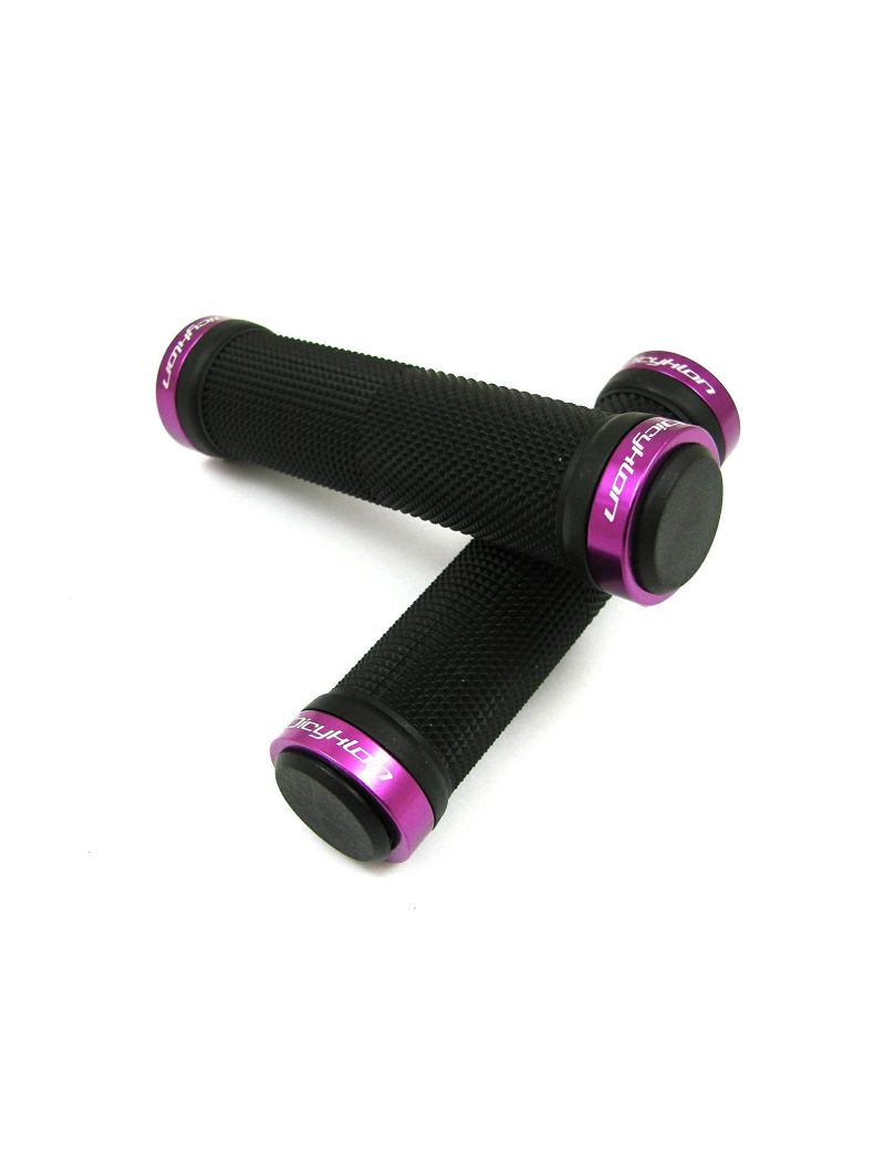 Chwyty BICYKLON Lock-On fioletowy