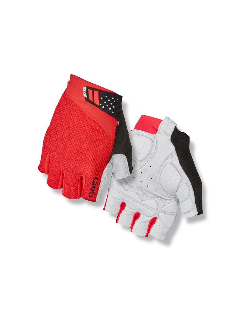 Rękawiczki męskie GIRO MONACO II GEL krótki palec bright red roz. S (obwód dłoni 178-203 mm / dł. dłoni 175-180 mm) (NEW) 
