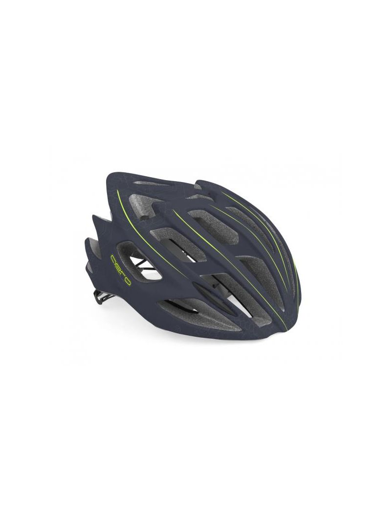  Kask AUTHOR AERO X8 szaro-żółty(fluo) mat 52-58  [c]