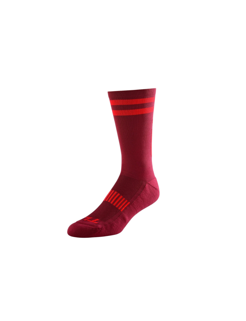 Skarpetki TLD Speed Performance Oxblood 
