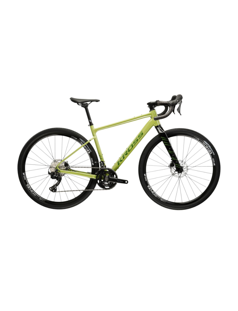 Rower KROSS Esker 6.0 GRX 2X12 Khaki Zielony