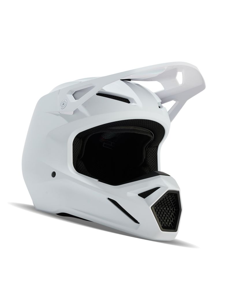 Fox Kask Motocyklowy  V1 Solid Matte White Xxl