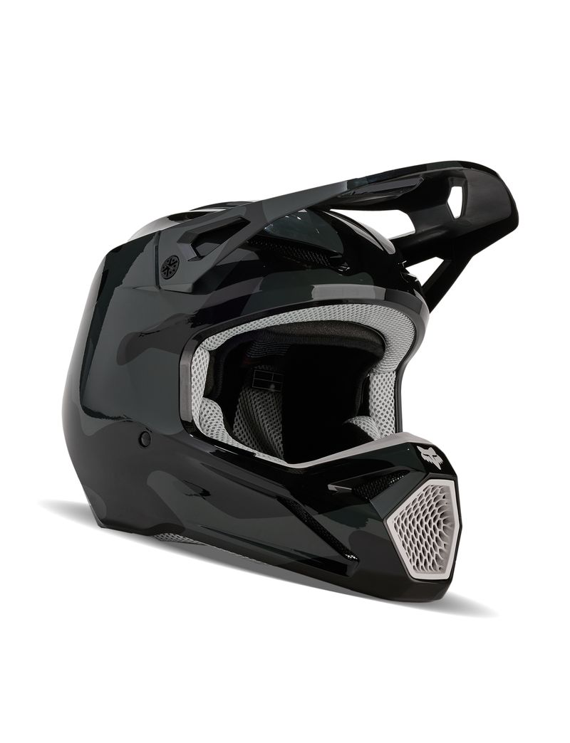 Fox Kask Motocyklowy  V1 Bnkr Black Camo S