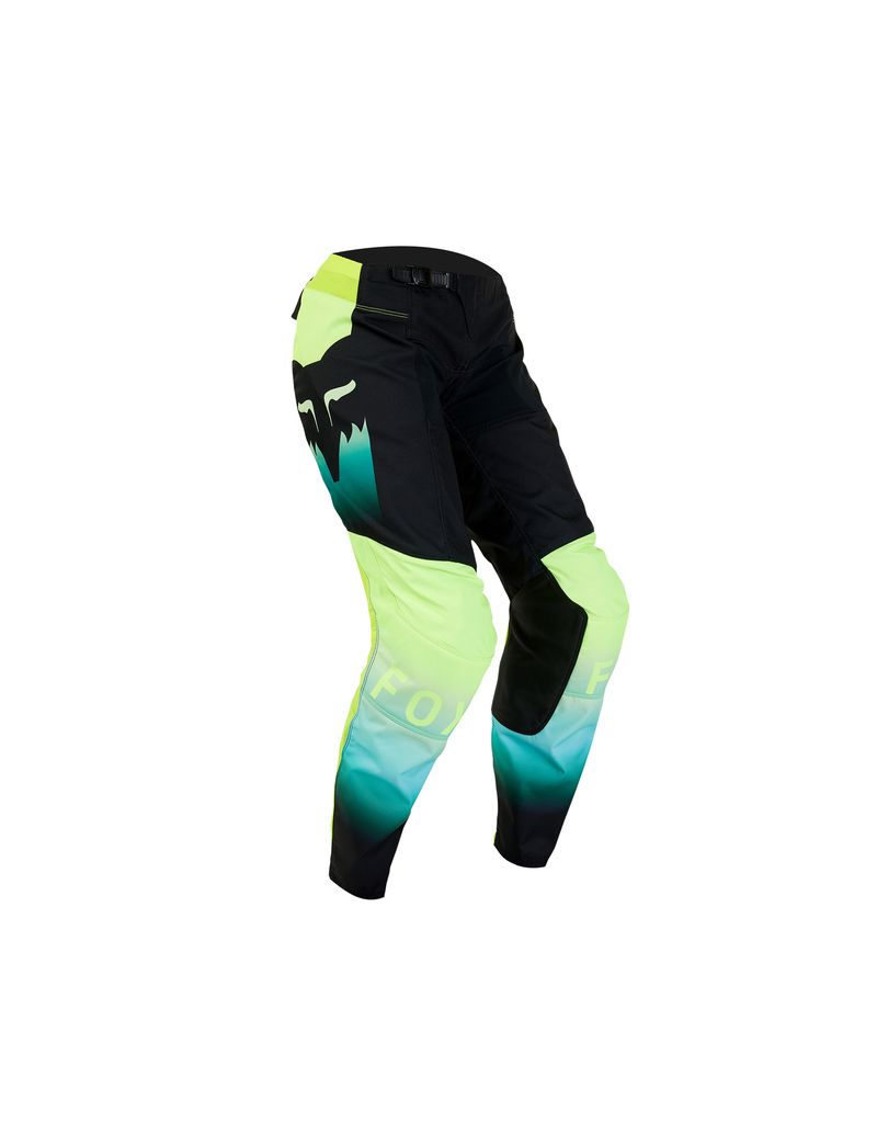 Fox Spodnie Motocyklowe Damskie  180 Flora Black Yellow 4
