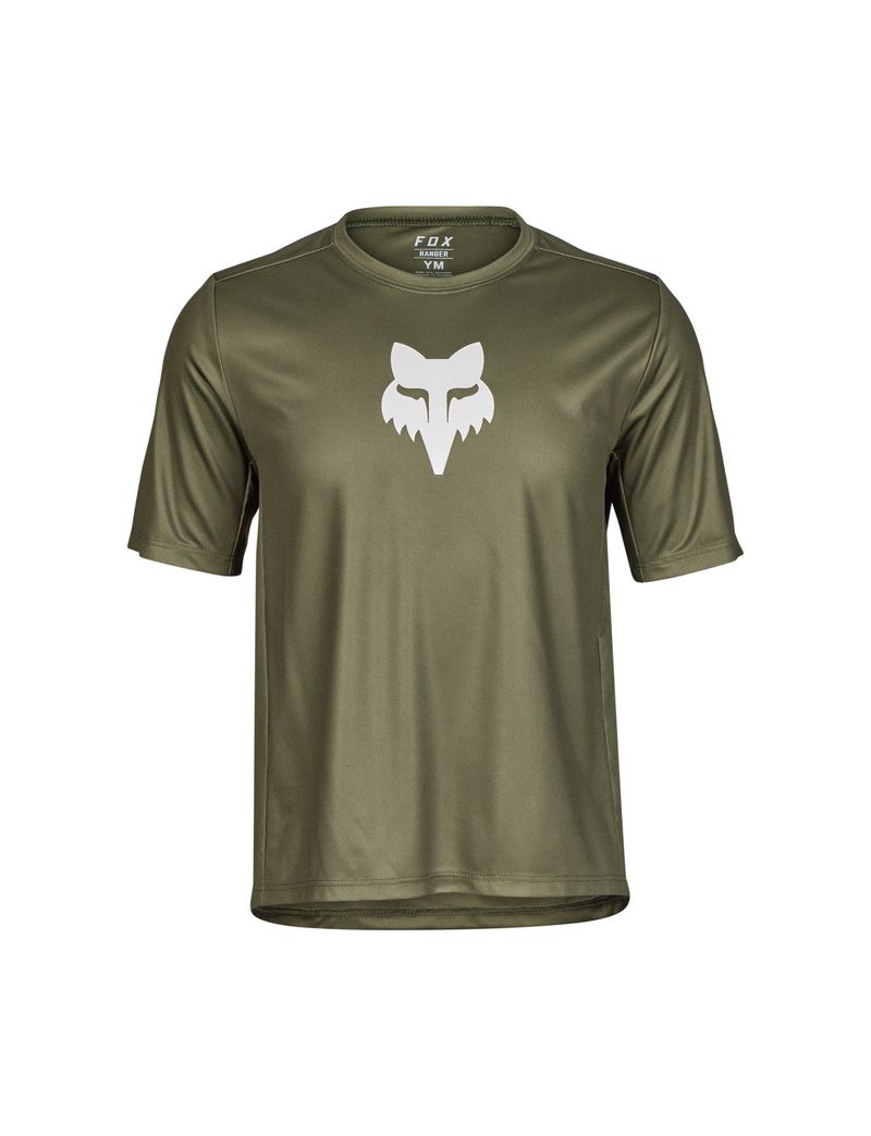 Fox Koszulka Rowerowa Junior  Ranger Olive Green Ym