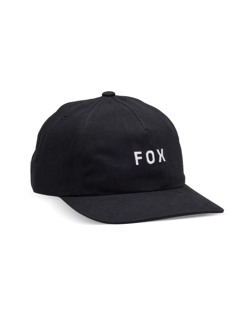 Fox Czapka Z Daszkiem Damska  W Wordmark Adjustable Black Os