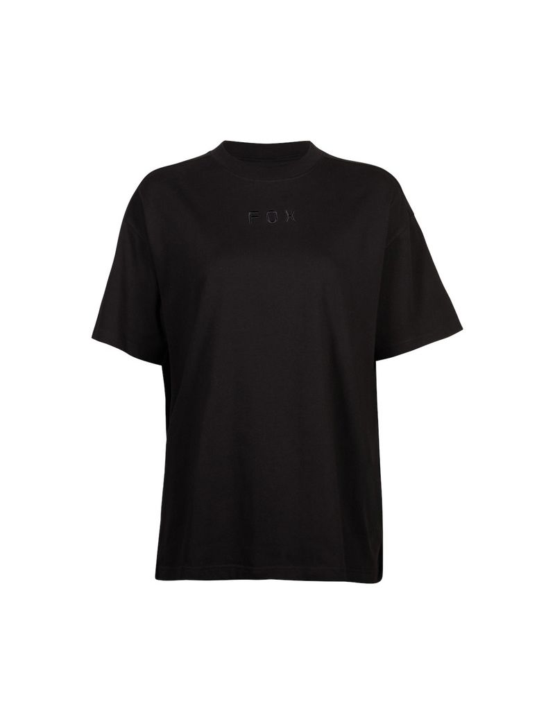 Fox T-shirt Damski  Wordmark Os Black M