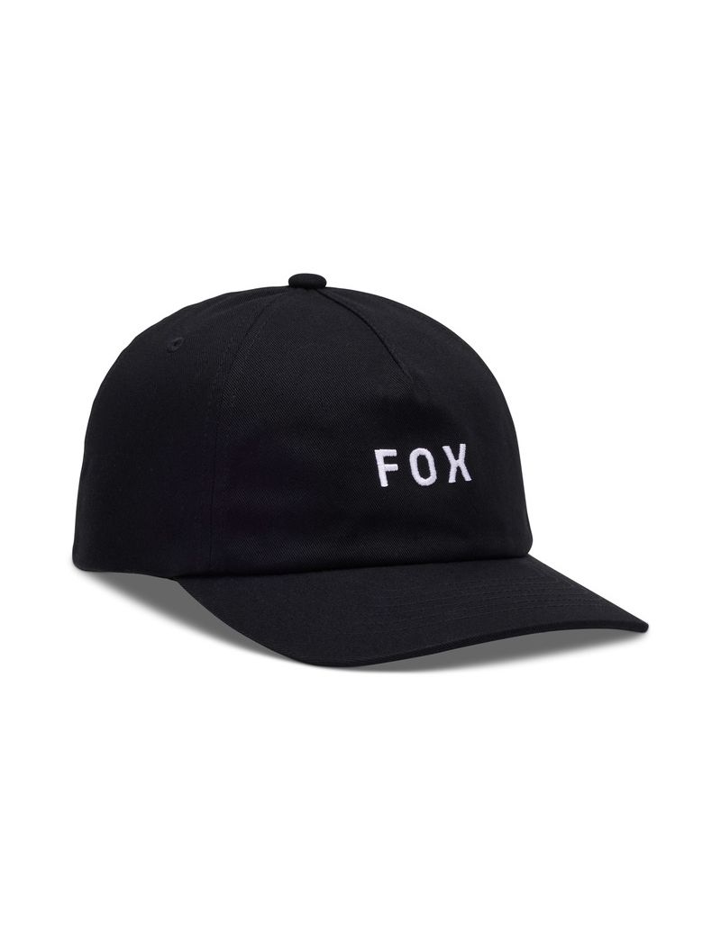 Fox Czapka Z Daszkiem  Wordmark Adjustable Black White Os