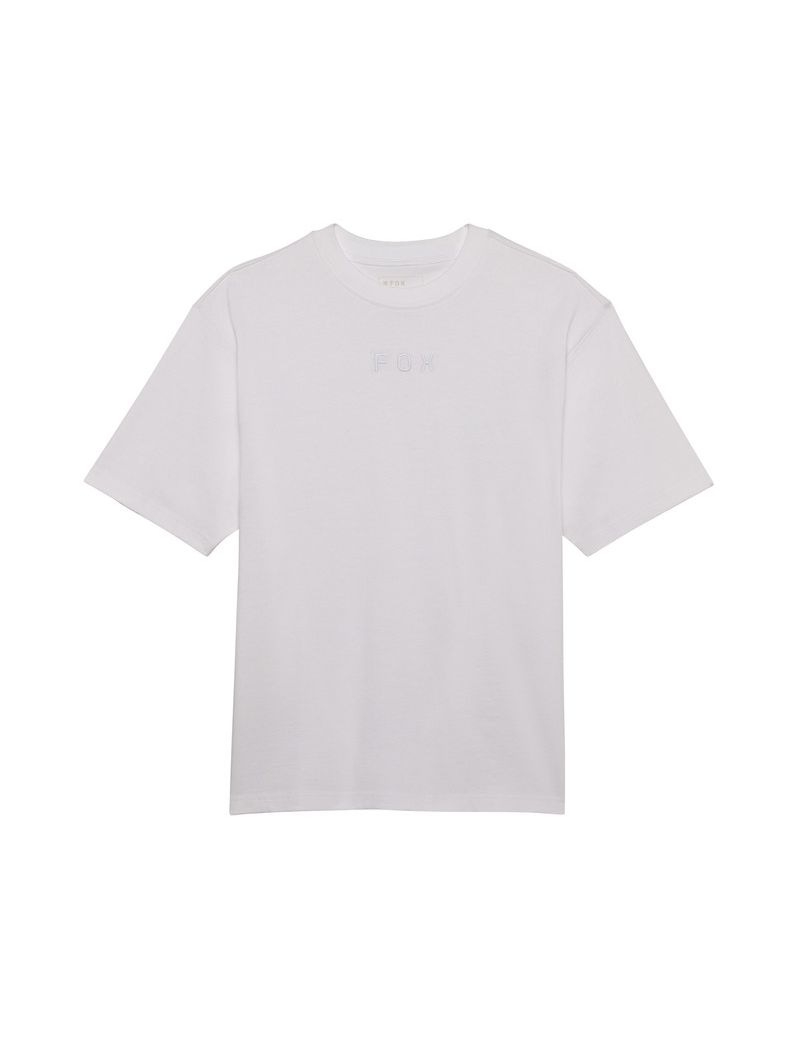 Fox T-shirt  Wordmark Oversized Optic White S