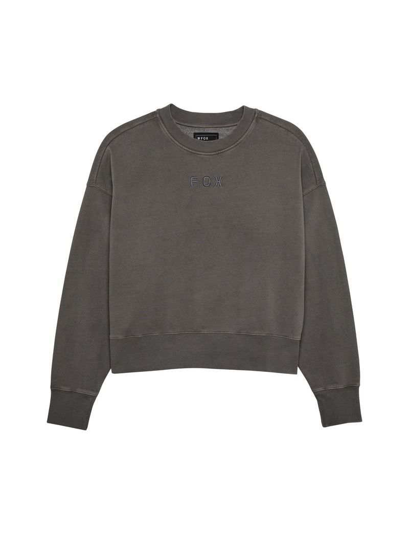 Fox Bluza Damska  Wordmark Oversized Fleece Crew Pewter Xs