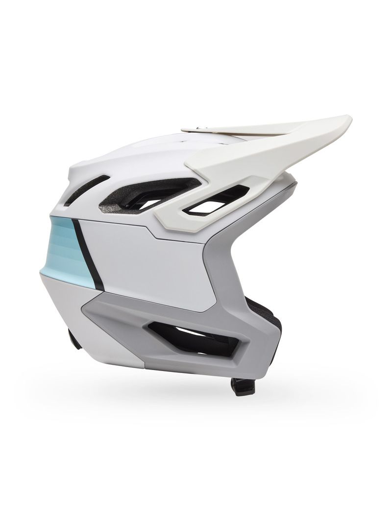 Fox Kask Rowerowy  Dropframe Pro Grid Light Grey L