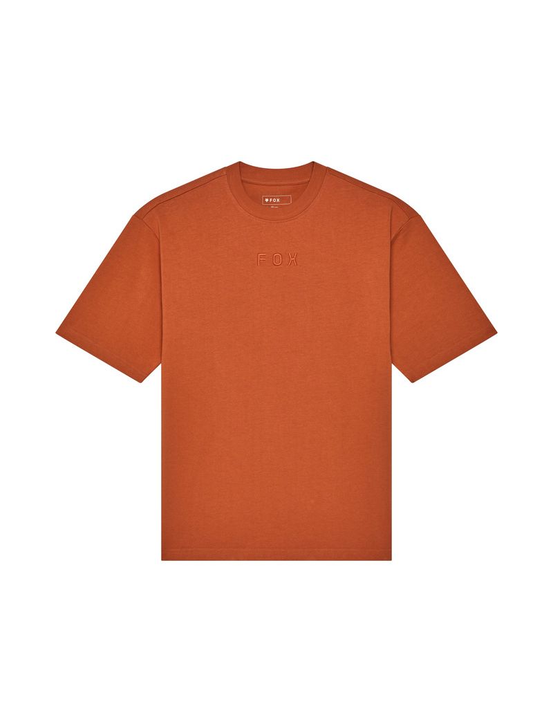Fox T-shirt  Wordmark Oversized Chocolate L