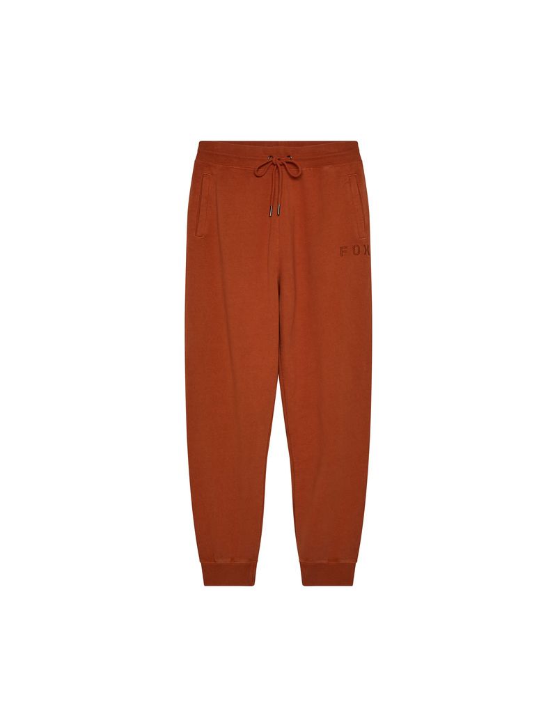 Fox Spodnie  Wordmark Fleece Jogger Cognac L