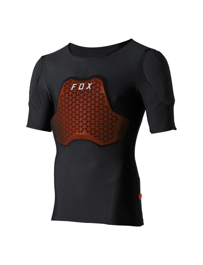 Fox Koszulka Rowerowa Z Ochraniaczami  Baseframe Pro Black L