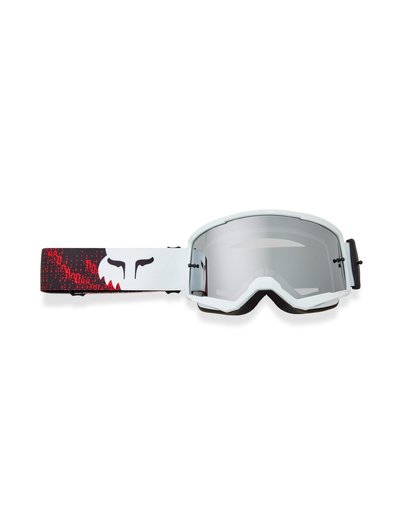 Fox Gogle Motocyklowe  Main Kairos Spark White Fluo Red Os