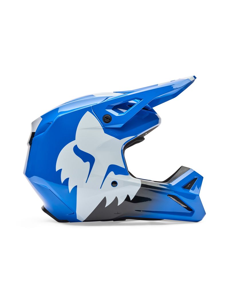 Fox Kask Motocyklowy  V1 Shield Blue S