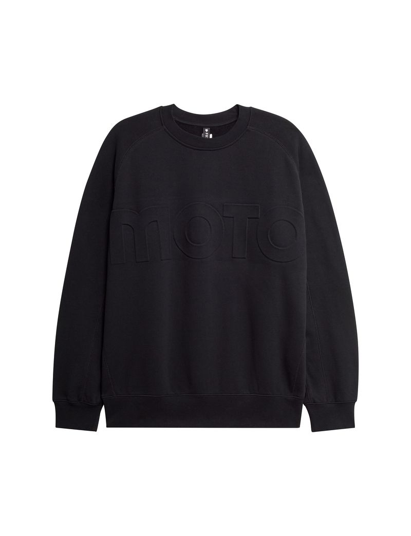 Fox Bluza  Moto-x Oversized Fleece Crew Black S