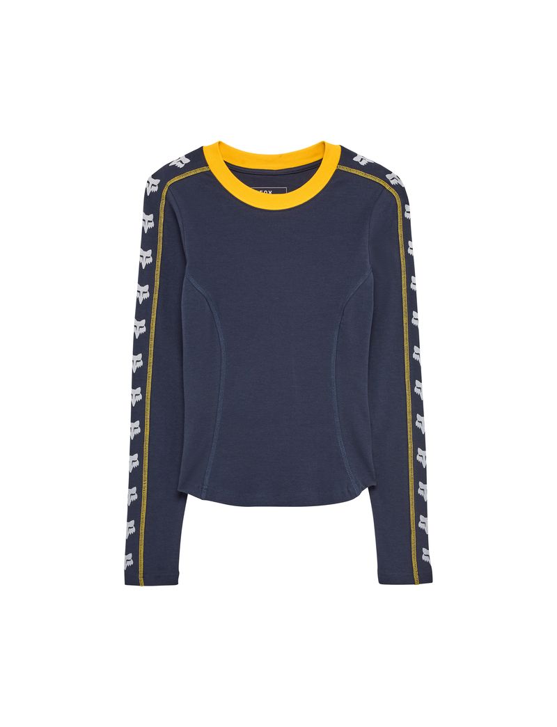 Fox Koszulka Z DŁugim RĘkawem Damska  Circa 74 Fitted Midnight Xs