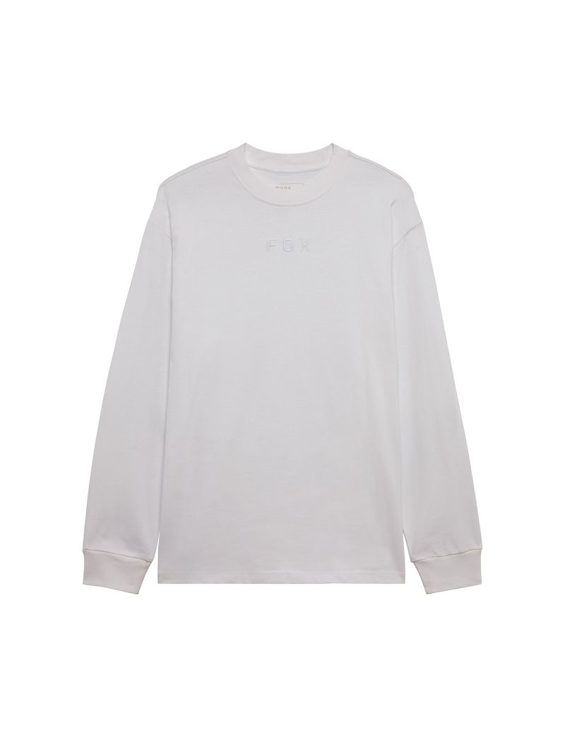 Fox Koszulka Z DŁugim RĘkawem  Wordmark Oversized Optic White S