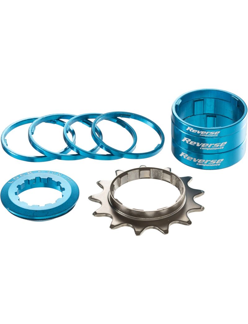 REVERSE Single Speed Kits 13T niebieski jasny