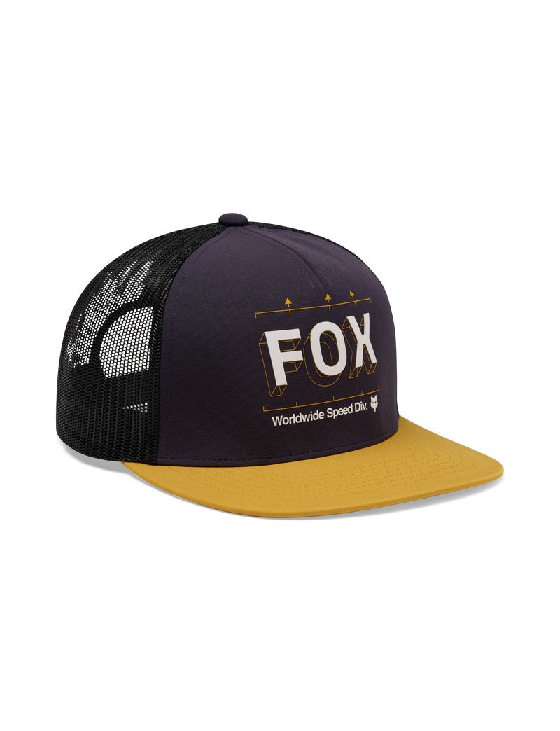 Fox Czapka Z Daszkiem  Image Print Trucker Plum Perfect Os