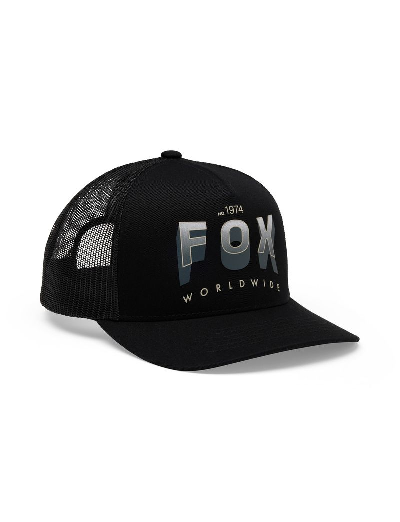 Fox Czapka Z Daszkiem  Block Mesh Trucker Black Os
