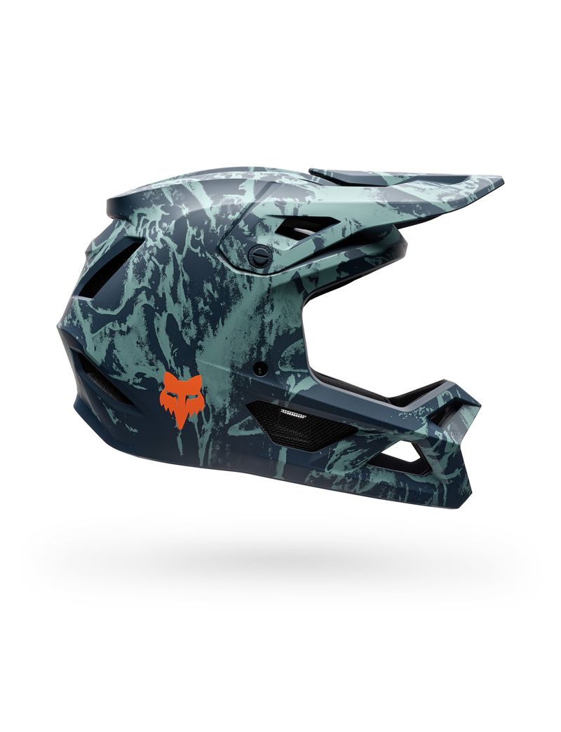 Kask FOX Junior Rampage Img Print Arctic Blue