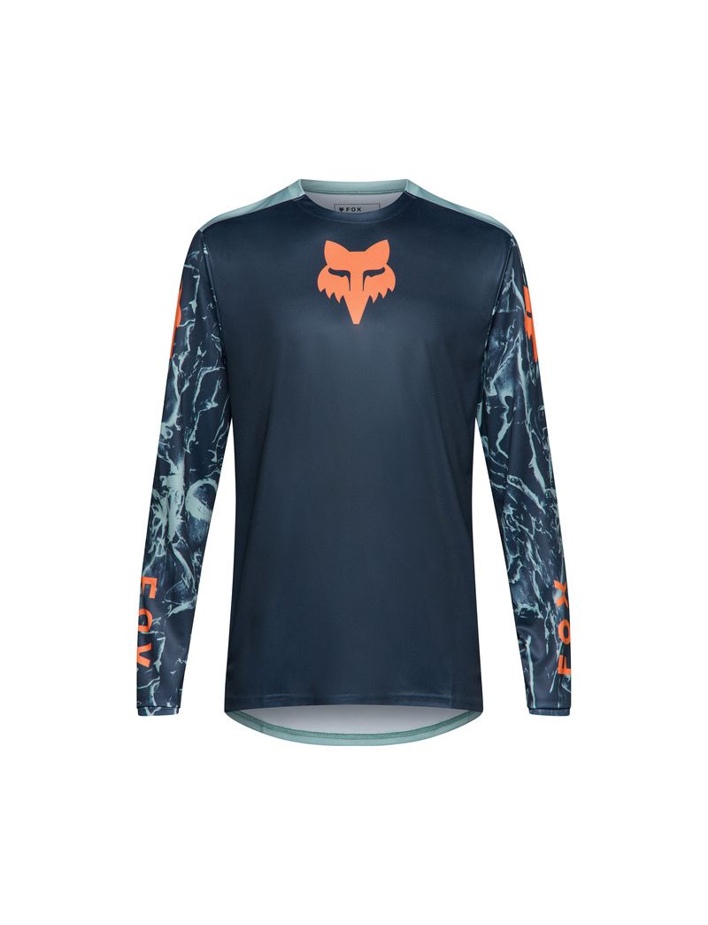 Fox Koszulka Rowerowa Z DŁugim RĘkawem Junior  Ranger Img Print Arctic Blue Yl