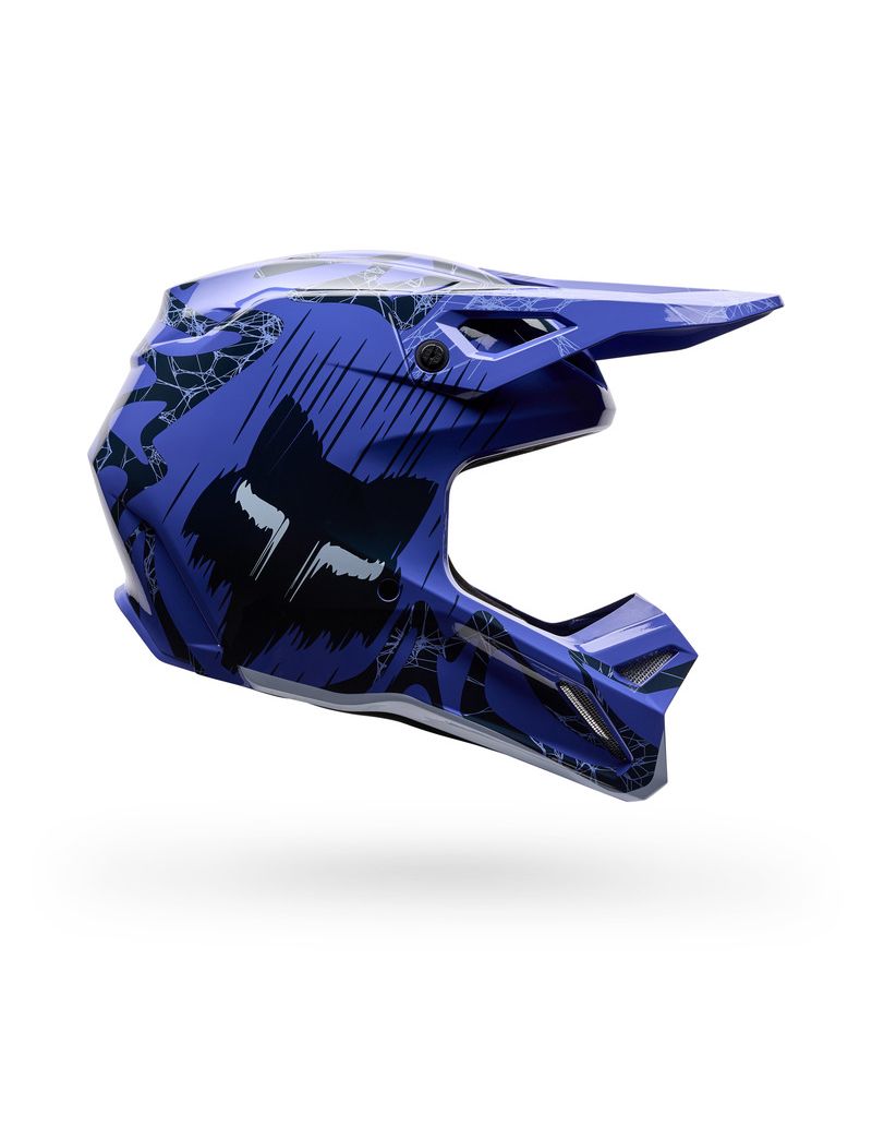 FOX Kask Motocyklowy Junior  V1 Diffuse Se Purple Dove Y