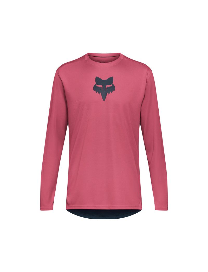 Fox Koszulka Rowerowa Z DŁugim RĘkawem  Ranger Head Berry L