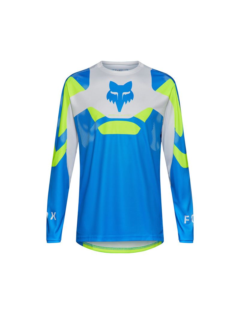 Fox Koszulka Rowerowa Z DŁugim RĘkawem  Ranger Tactile Blue Jewel S