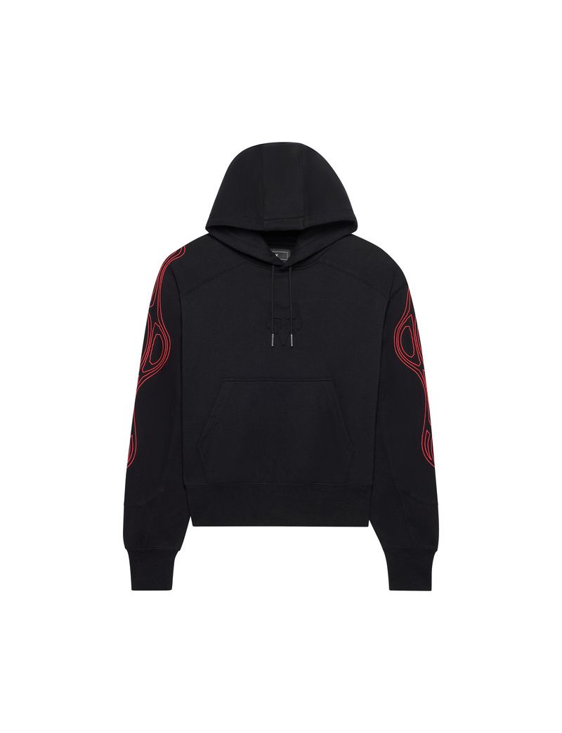 Fox Bluza Z Kapturem Damska  Vision Oversized Fleece Po Black S
