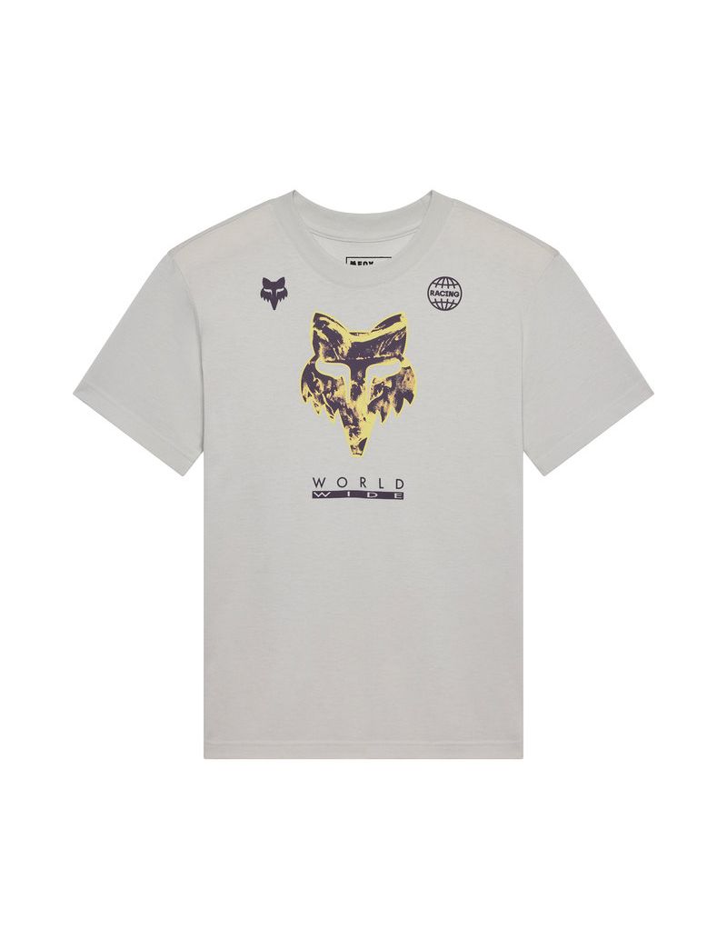 Fox T-shirt Damski  Image Print Light Grey S