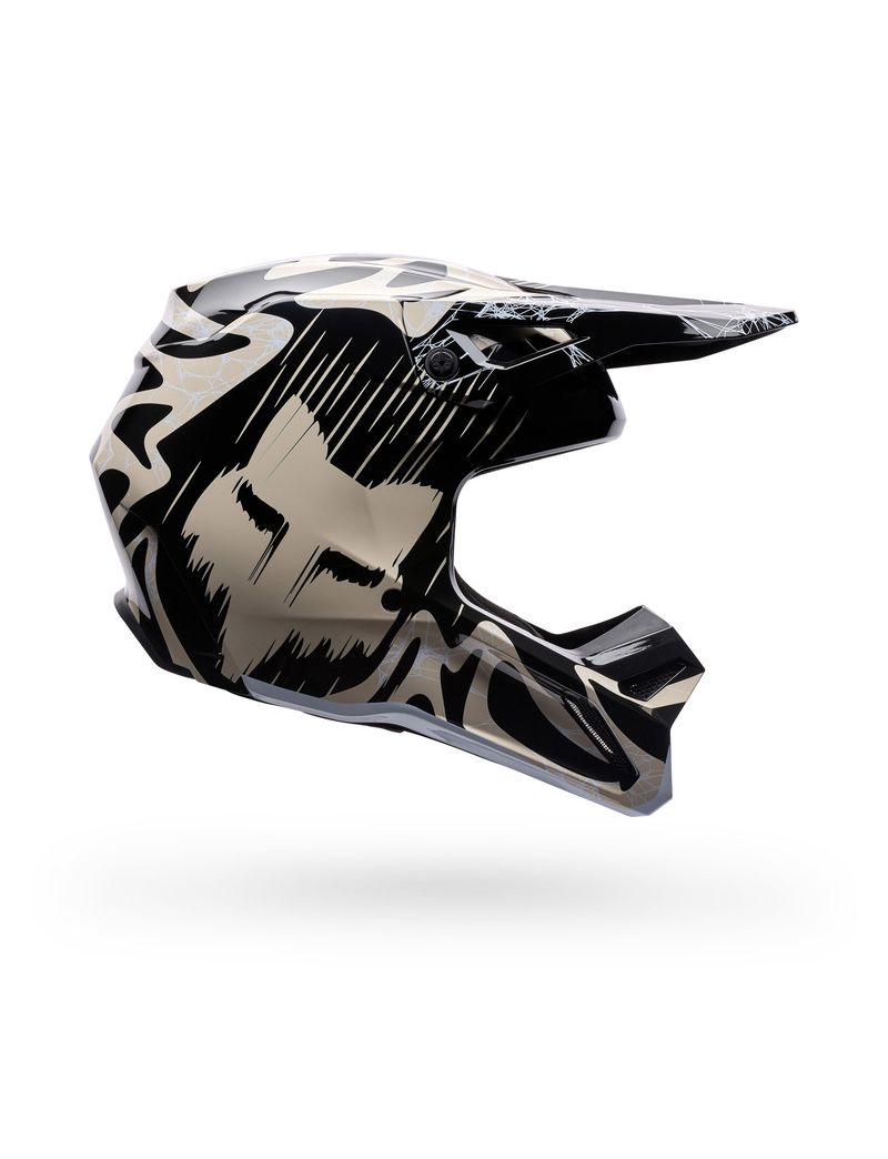 Fox Kask Motocyklowy  V1 Diffuse Se Black Xs