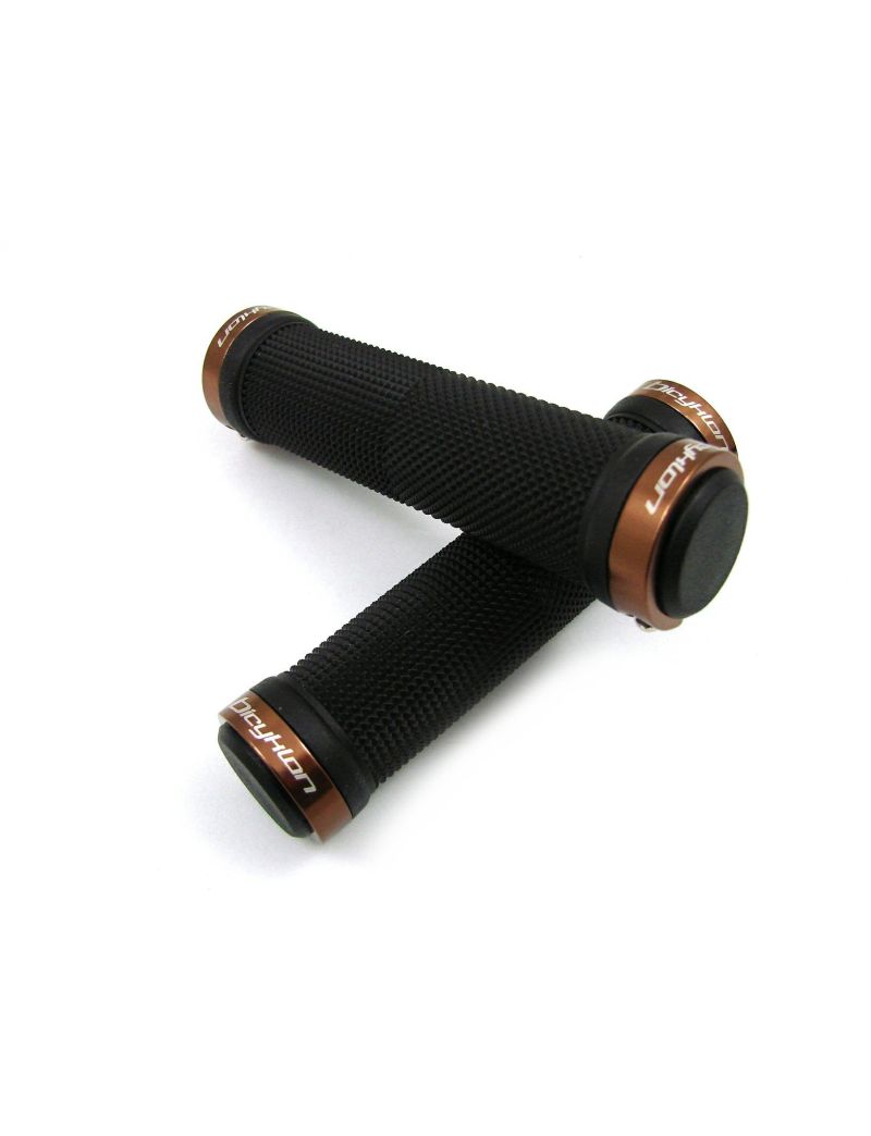 Chwyty BICYKLON Lock-On brązowy