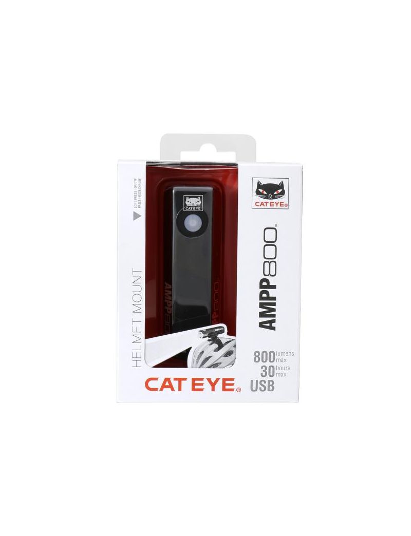 CatEye Lampa przednia AMPP 800 HL-EL088RC do montażu na kasku 