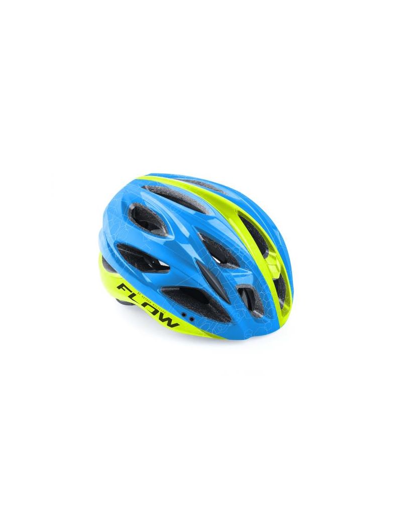 Kask AUTHOR FLOW X9 niebiesko-żółty(fluo) mat 54-58 