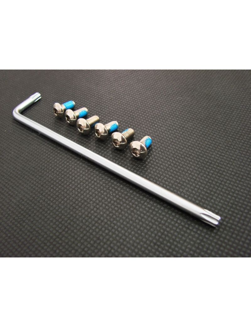 Śruby a2z do tarcz 6szt + klucz 