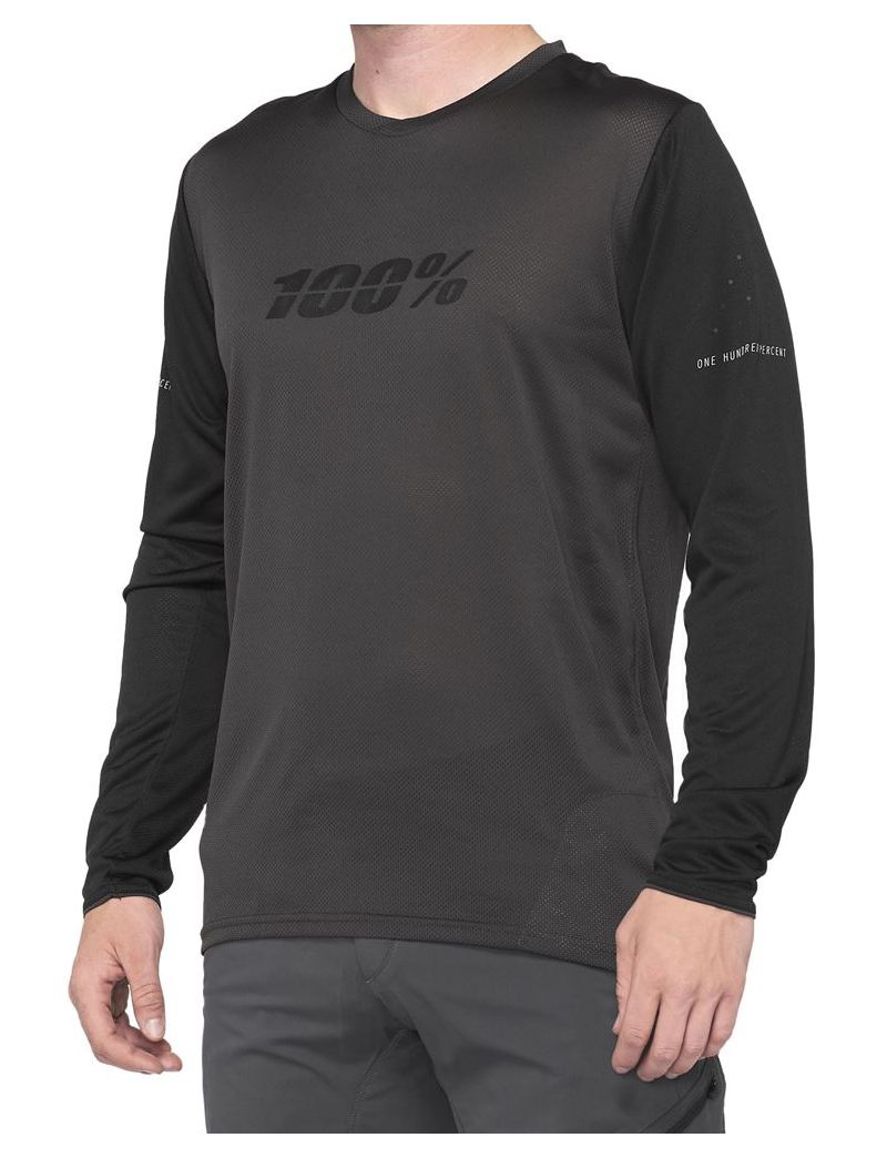 Jersey 100% Ridecamp L black charcoal