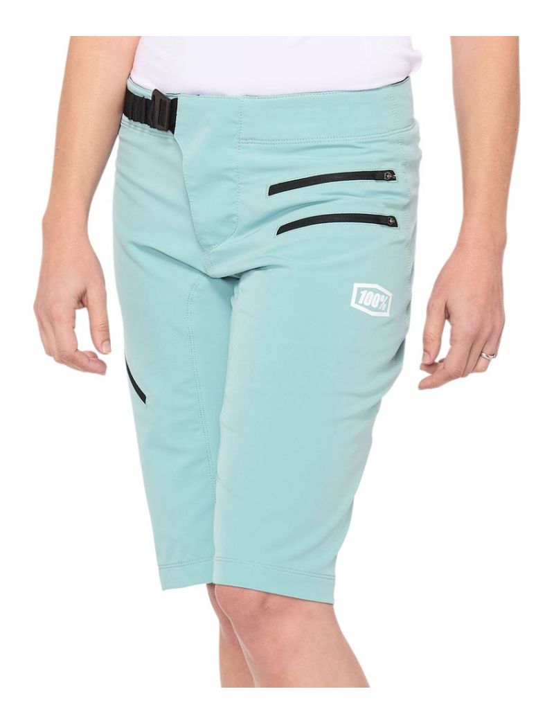 Spodenki 100% Women Airmatic L Seafoam