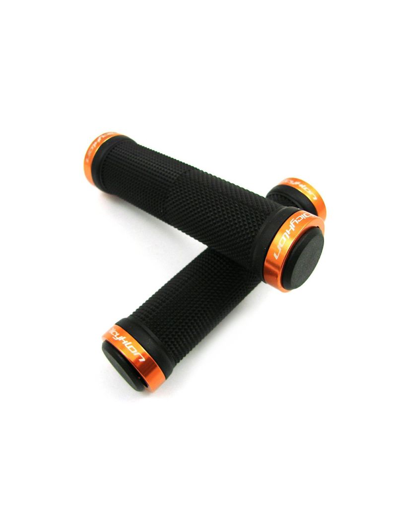 Chwyty BICYKLON Lock-On pomarańczowe